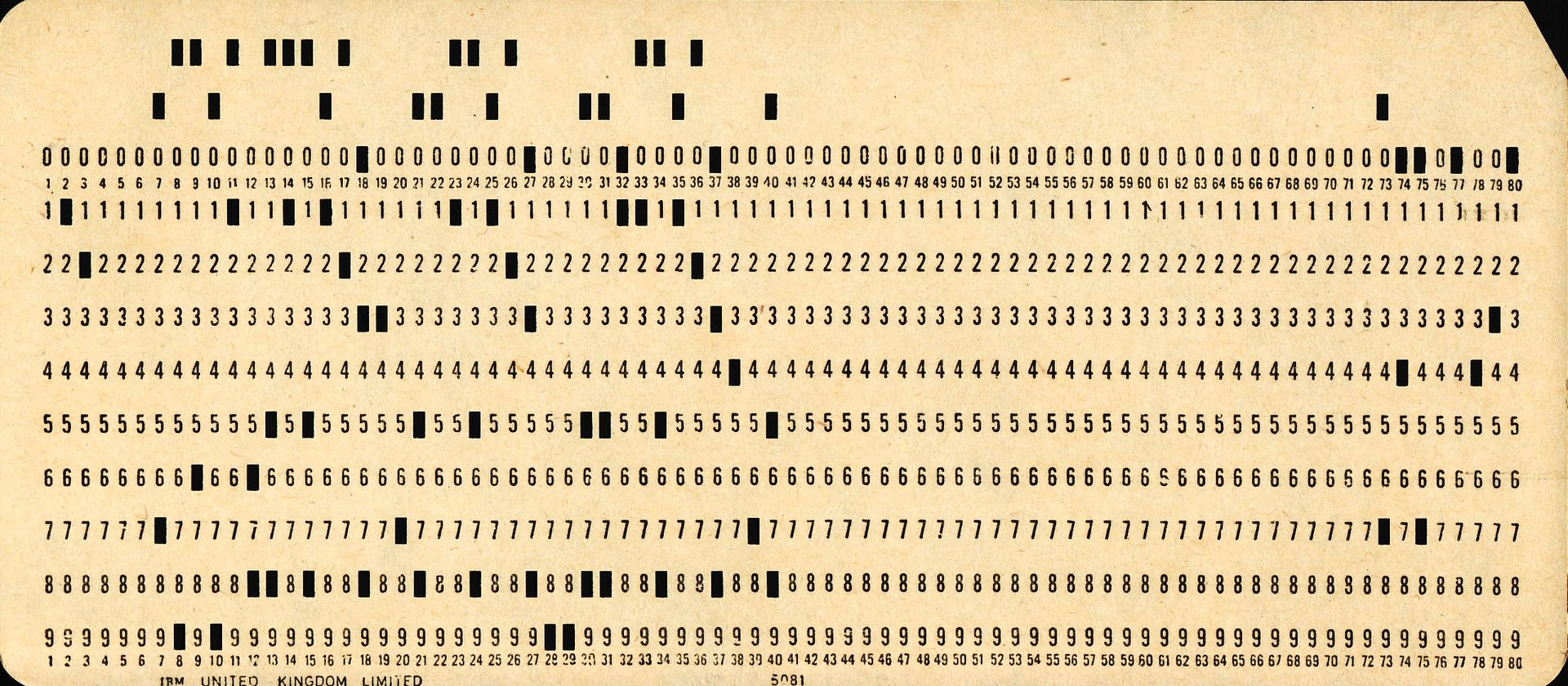 Punch card