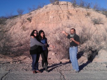 the author and her family at the San Pedro Formation